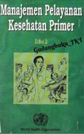 Manajemen pelayanan kesehatan primer