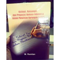 Kalimat, konjungsi, dan preposisi bahasa indonesia dalam penulisan karangan ilmiah
