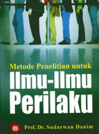 Image of Metode penelitian untuk ilmu-ilmu perilaku