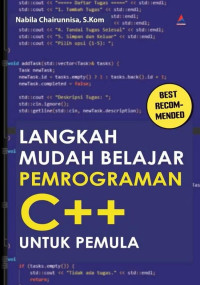 Image of Langkah mudah belajar pemprograman C++ untuk pemula